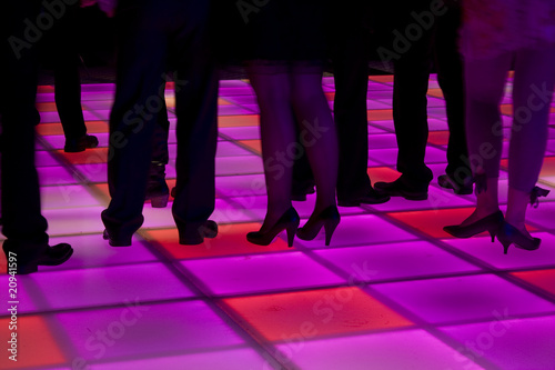 Colorful led dance floor