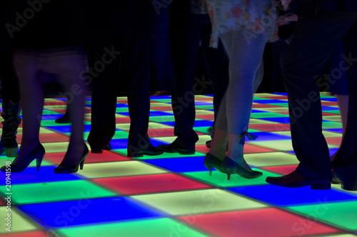 Colorful led dance floor