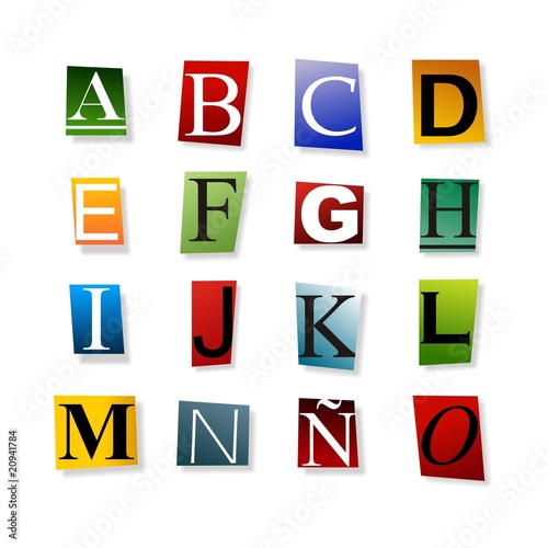 ABECEDARIO DE RECORTES