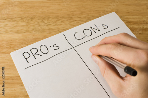 Pro's and Con's