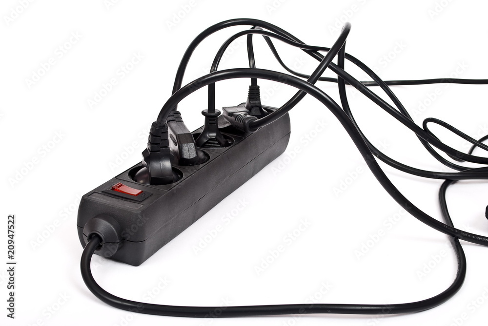 Extension cord with plugs Extension cord with plugs