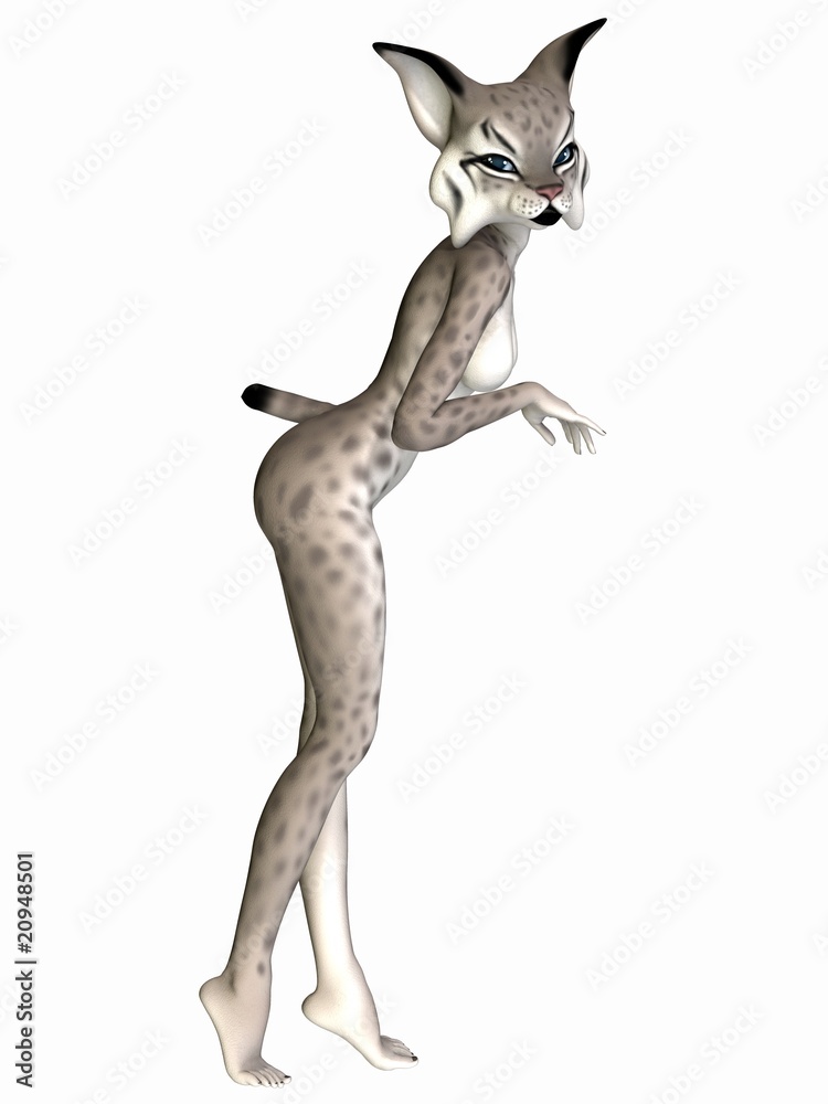 Obraz premium Cute Toon Figure - Luchs