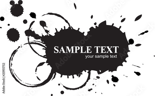 vector ink blot background