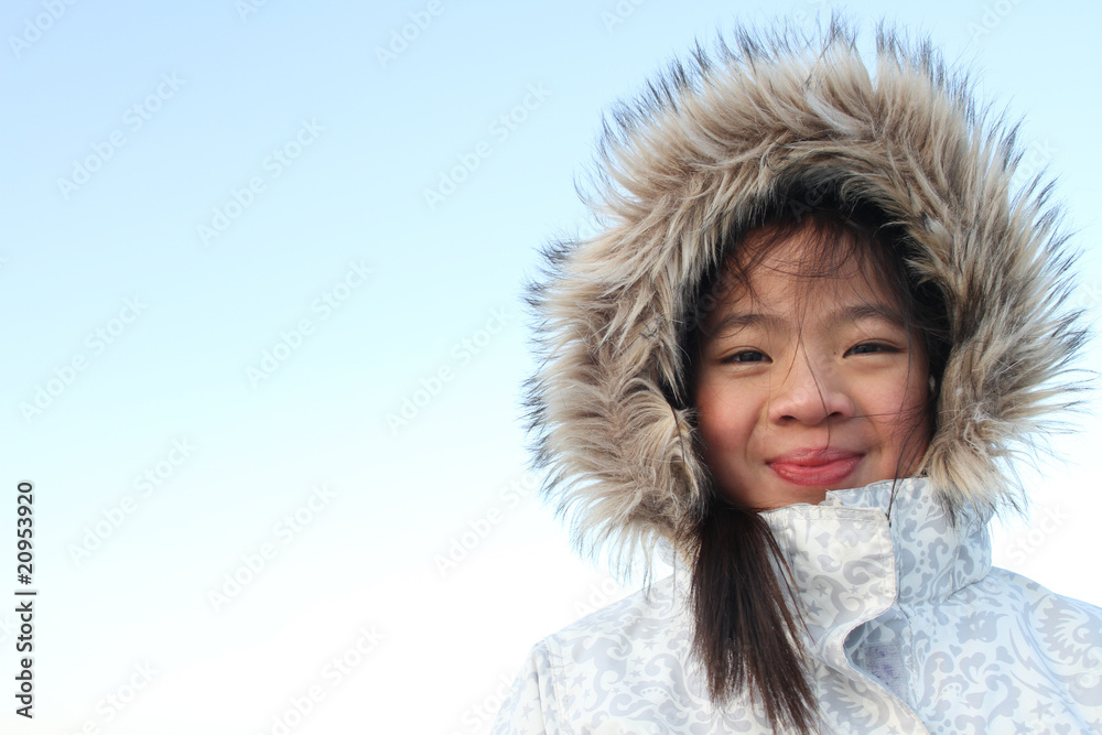 child in winter child in winter