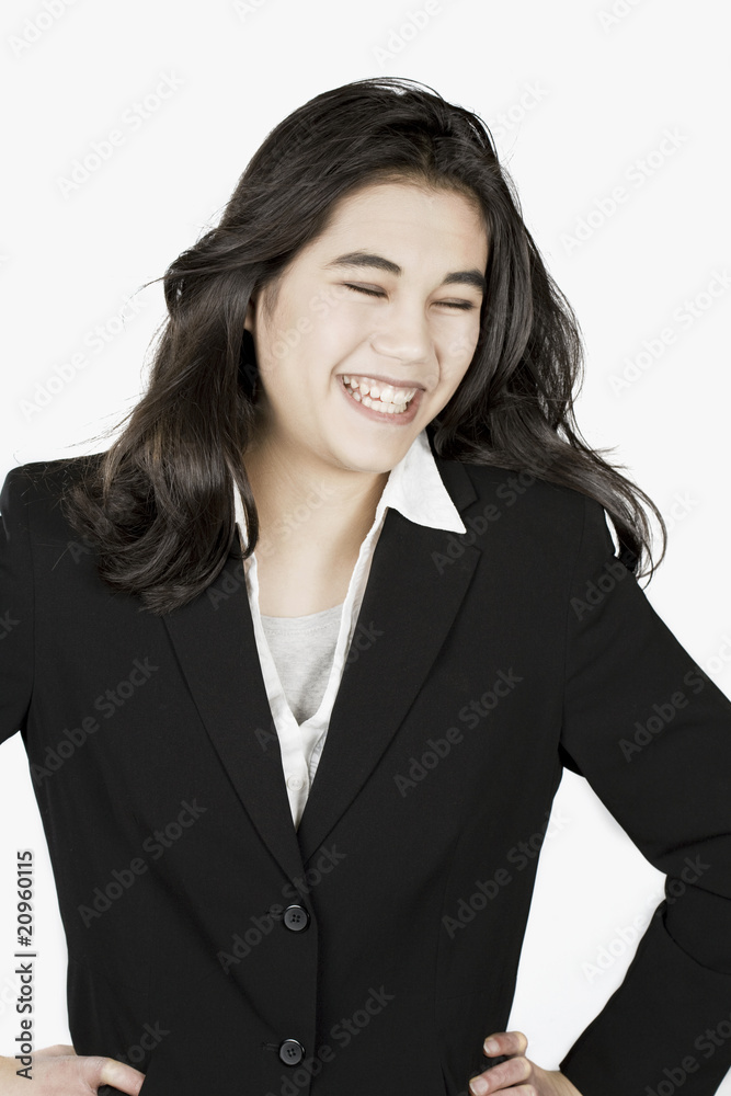 Beautiful young woman in business suit Beautiful young woman in business suit