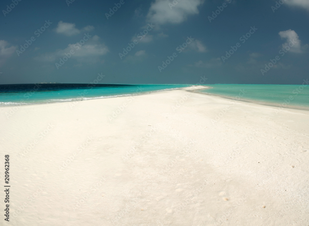 Fototapeta premium Sandbar at Maldives