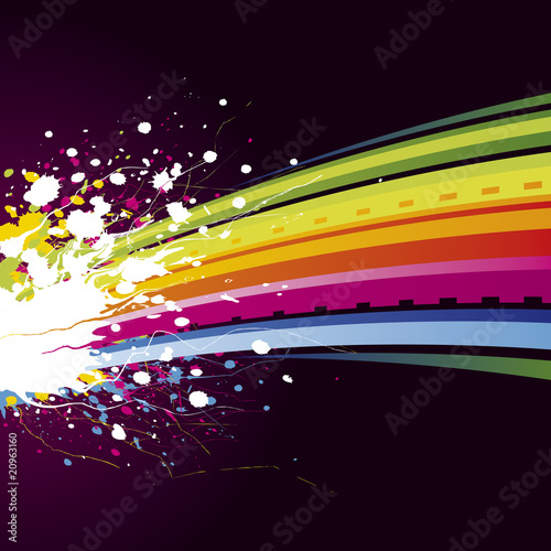 Bunte Streifen , Regenbogen und Farben