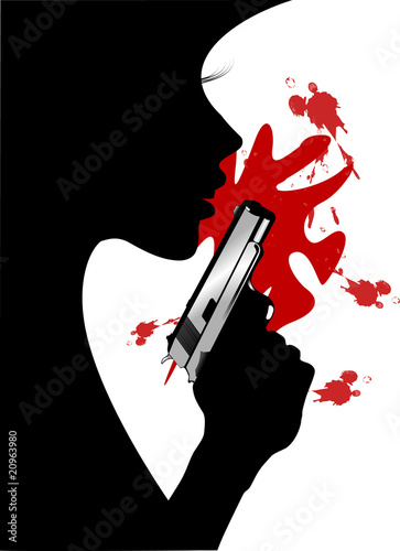 Woman gun