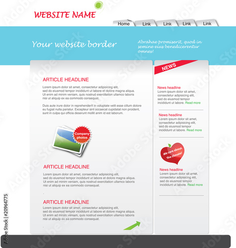 Web 2.0 template