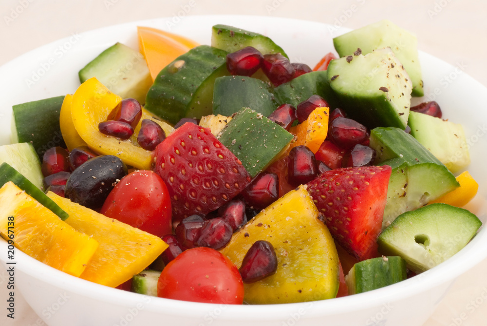 Fruit and vegetable salad Fruit and vegetable salad