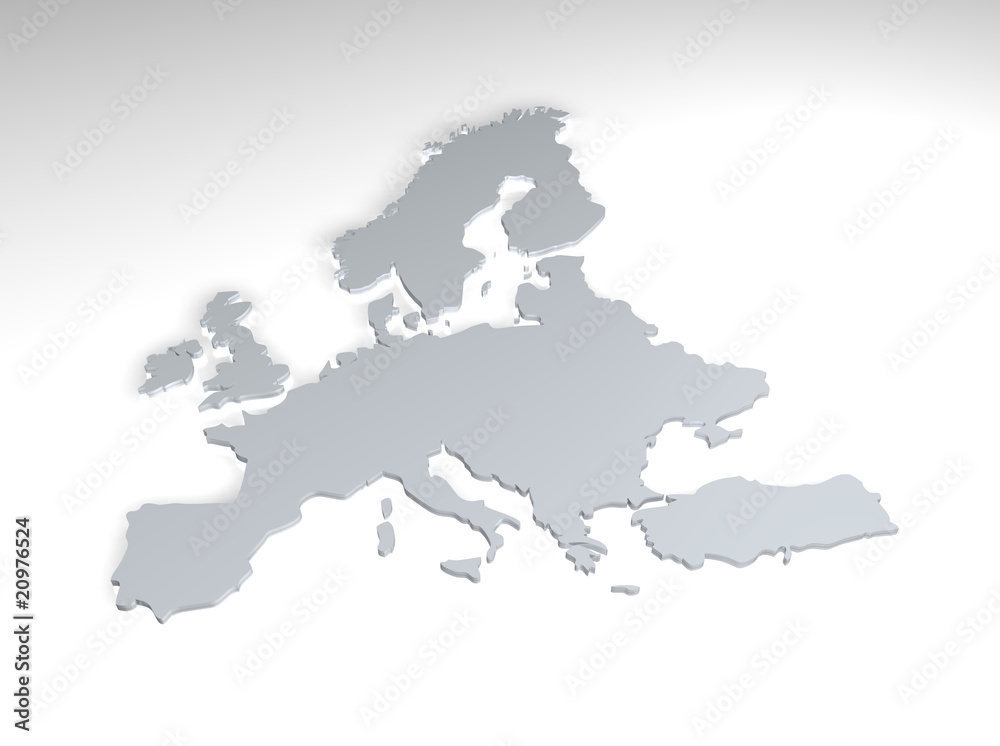 Obraz premium Europa, silver