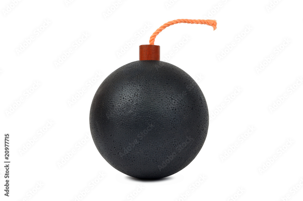 Round Bomb with Fuse Round Bomb with Fuse