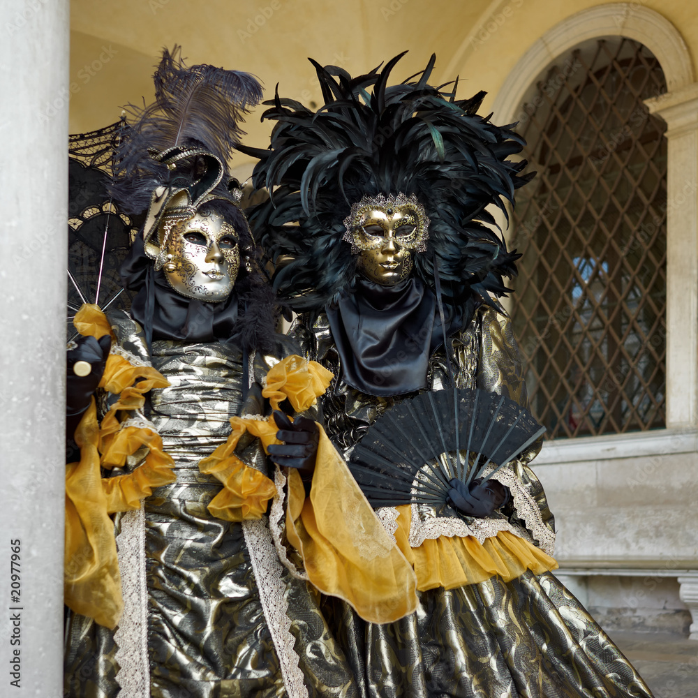 Fototapeta premium Decorative carnival costume in Venice.