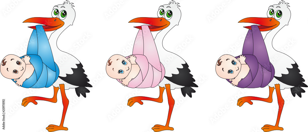 Fototapeta premium Baby vector