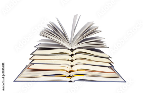 Stack of Open Books