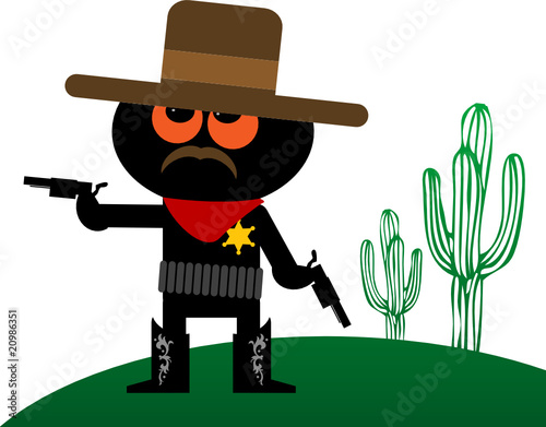 Sheriff vector illustration