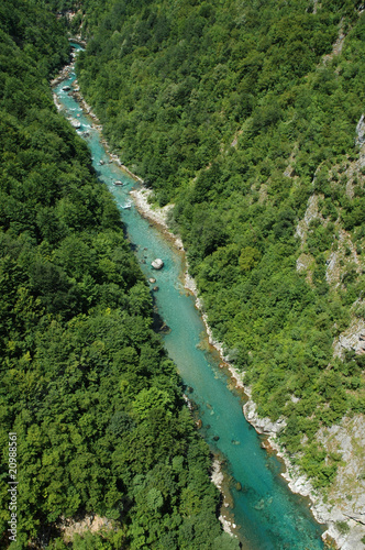 Tara canyon in Montenegro © salajean