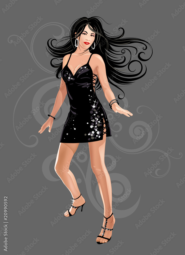 Dancing girl Dancing girl