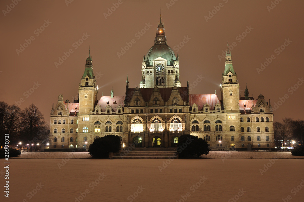 Fototapeta premium Neues Rathaus Hannover