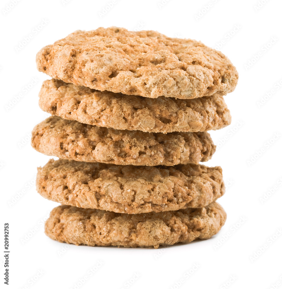 stack of cookies isolated stack of cookies isolated