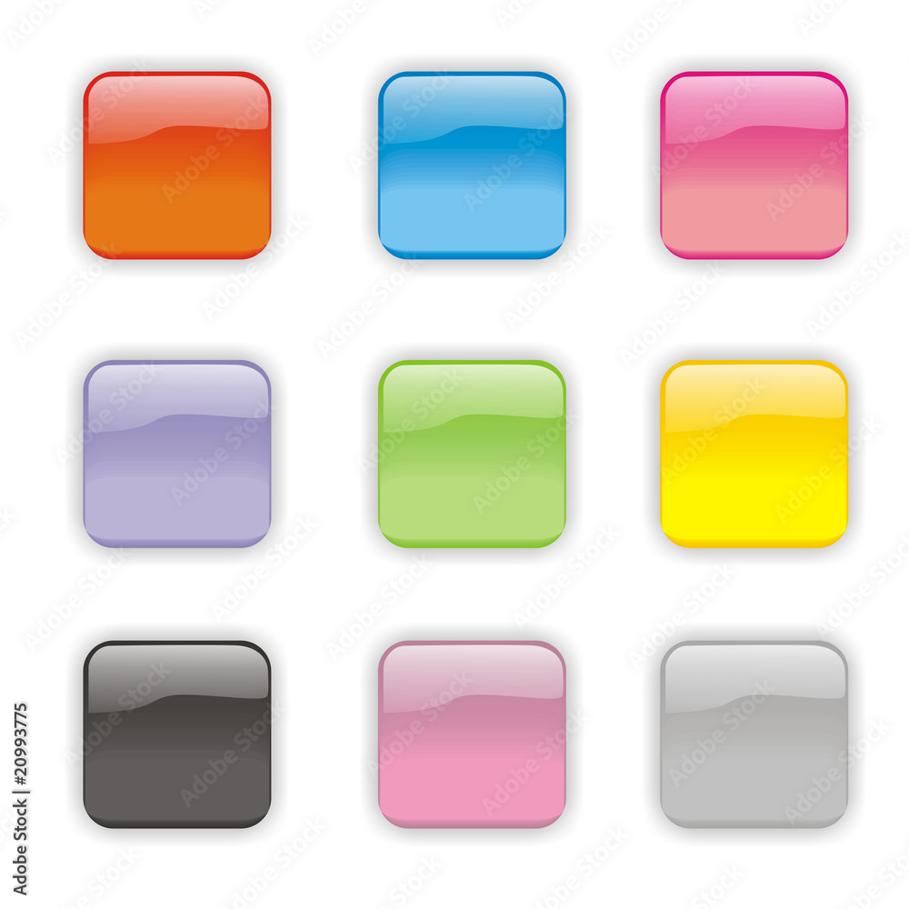 Glossy Buttons Glossy Buttons