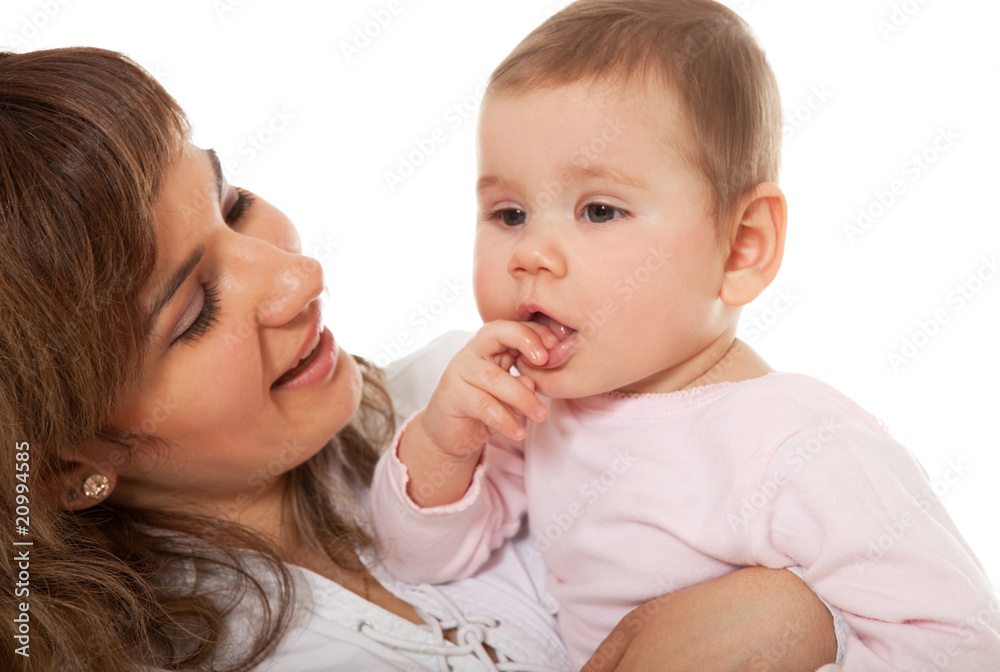Happy mother and baby Happy mother and baby