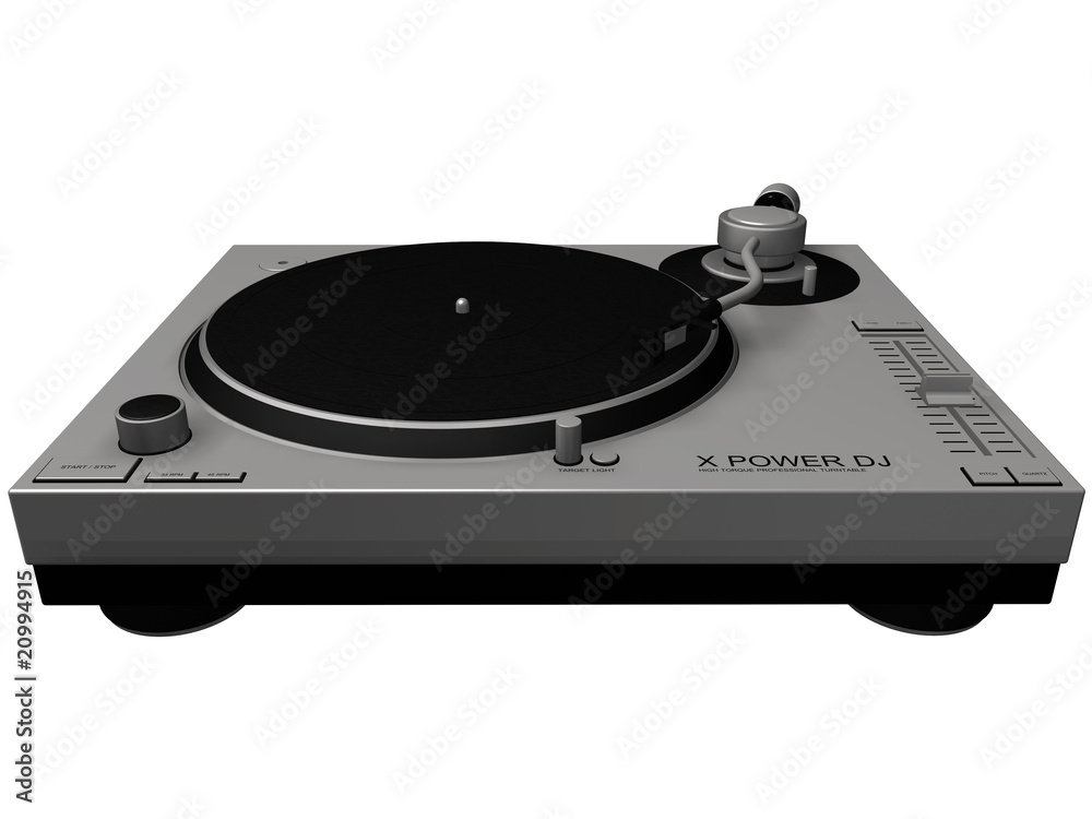 Fototapeta premium 3D DJ set