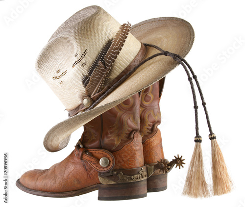 Boots, Spurs & Hat
