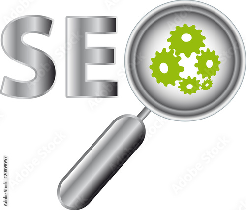 Web buttons with SEO text