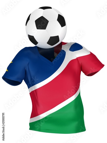 Fototapeta Naklejka Na Ścianę i Meble -  National Soccer Team of Namibia | All Teams Collection |