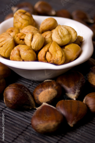 Cooked chestnut