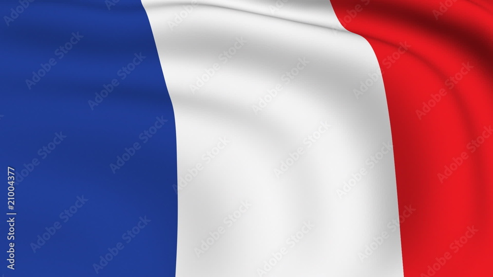 Flying Flag of FRANCE | LOOPED | Flying Flag of FRANCE | LOOPED |