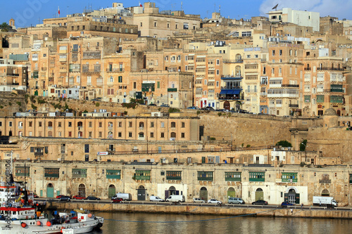 La Valletta town, Malta island , Mediterranean sea