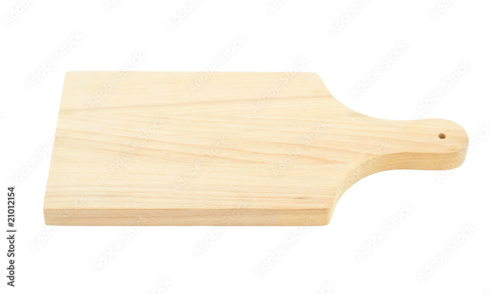Chopping board isolated on a white background
