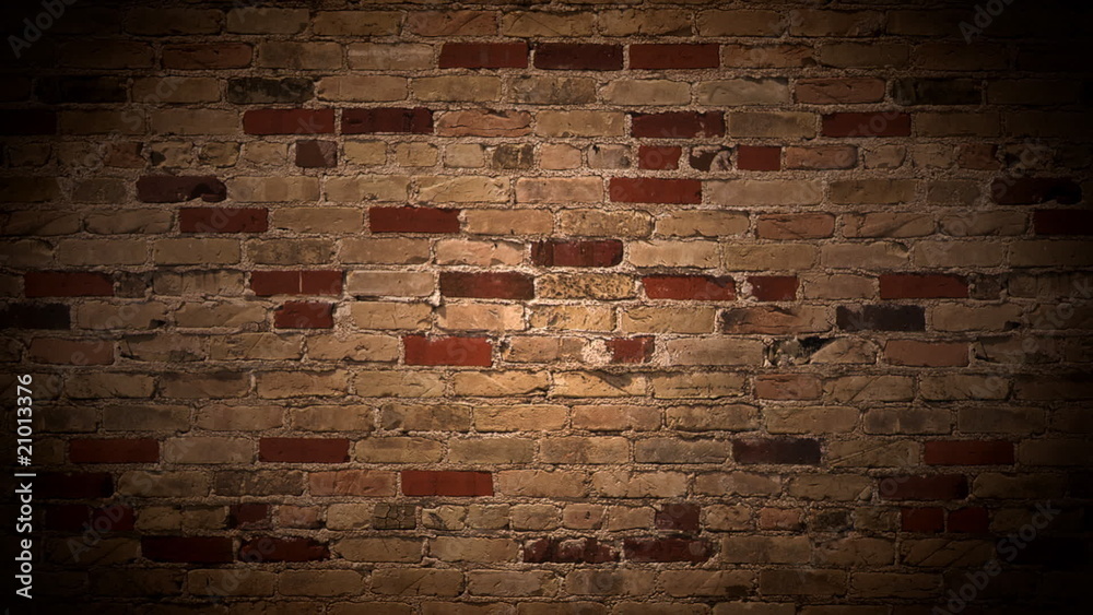Loop scrolling brick wall