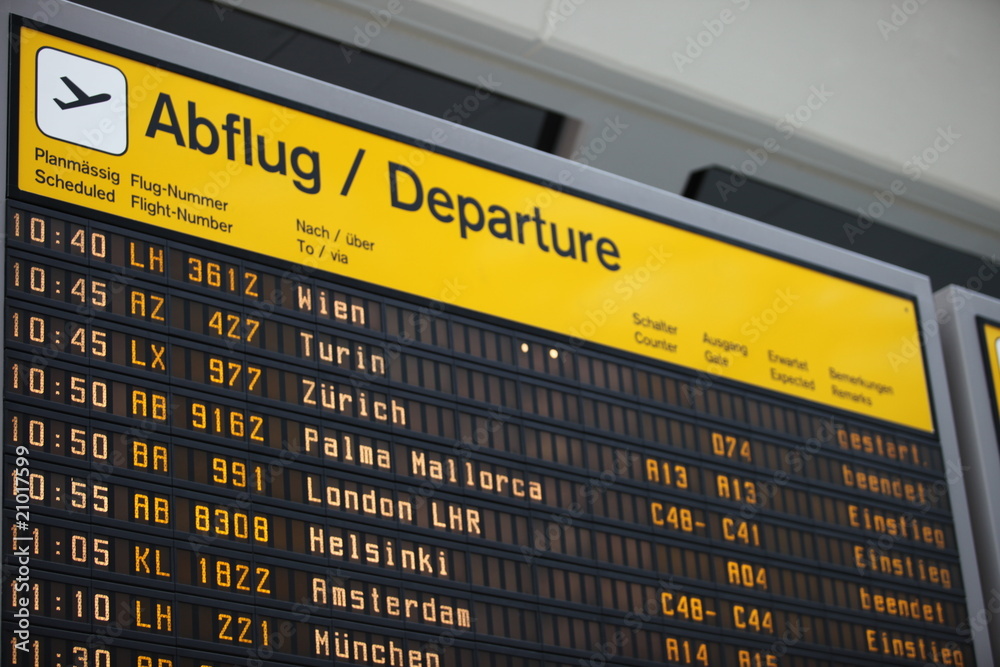 Fototapeta premium Flughafen