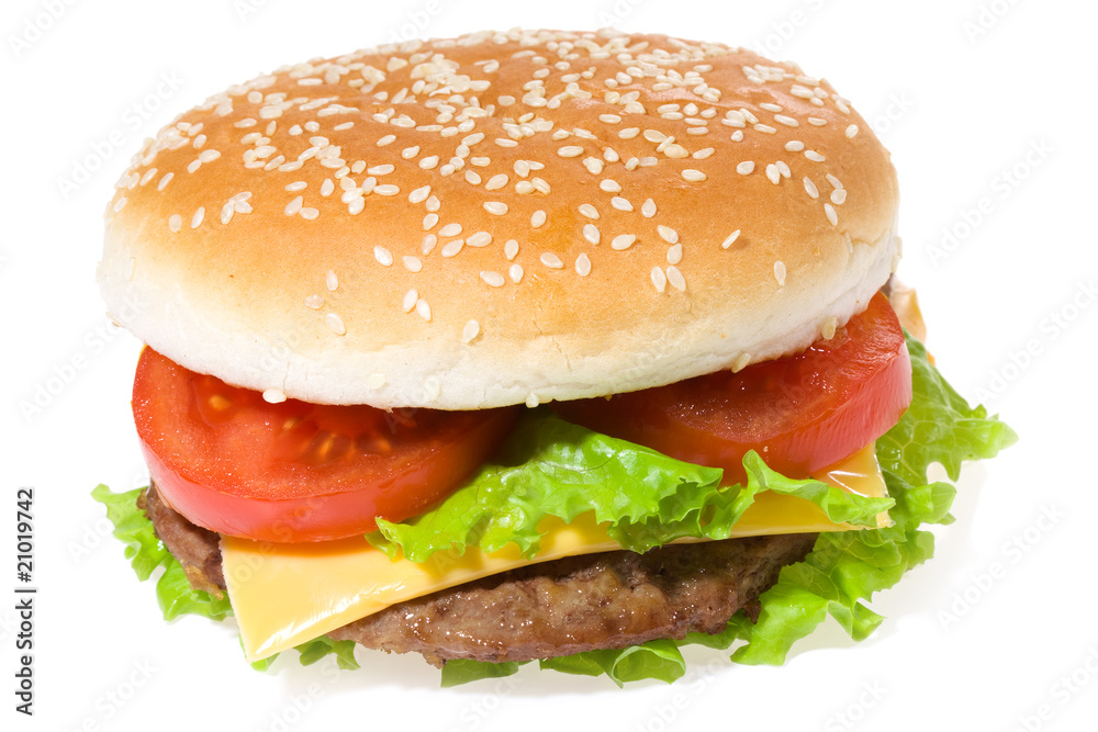 hamburger with vegetables hamburger with vegetables