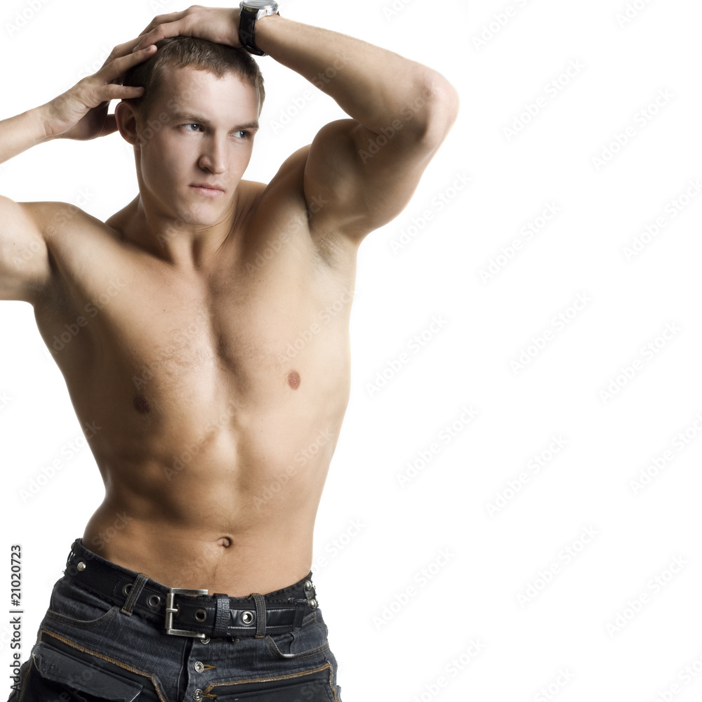 Fototapeta premium Young muscular man