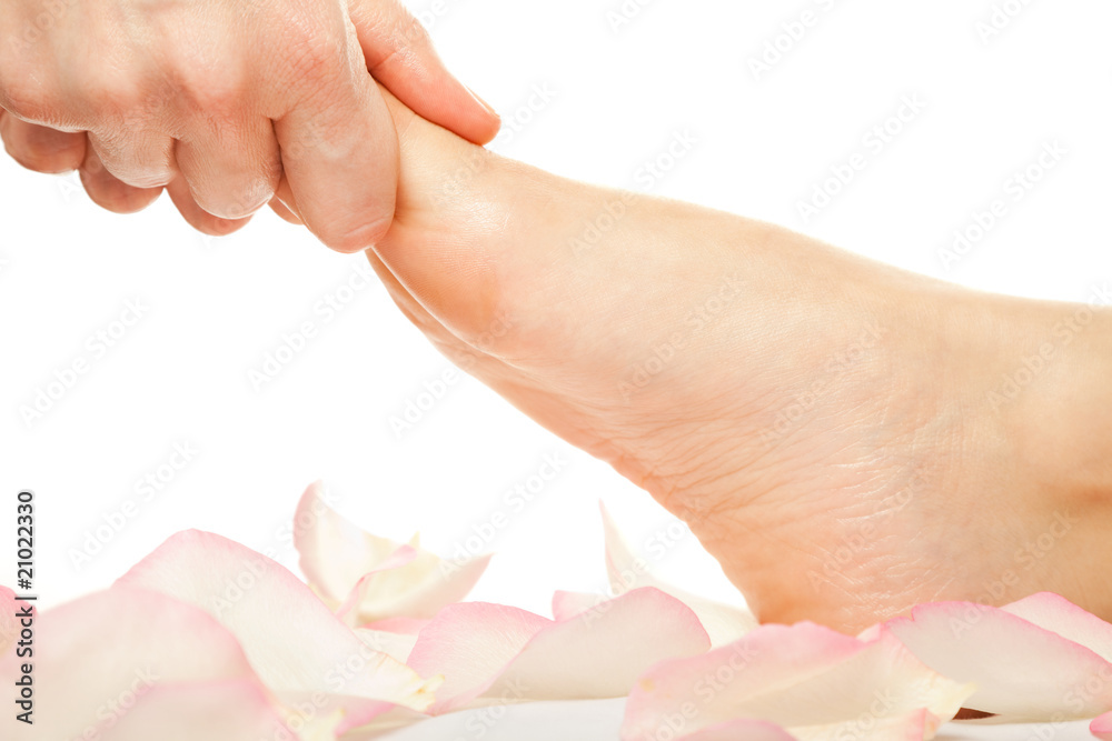Naklejka premium Foot massage