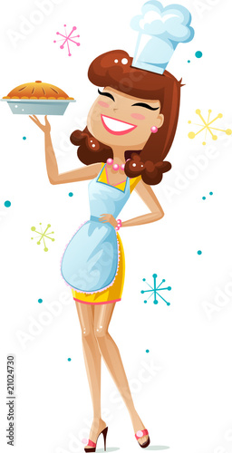 Happy housewife