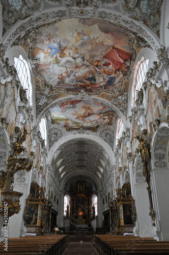 Kloster Steingaden, Bayern, Deutschland, Innenansicht photo