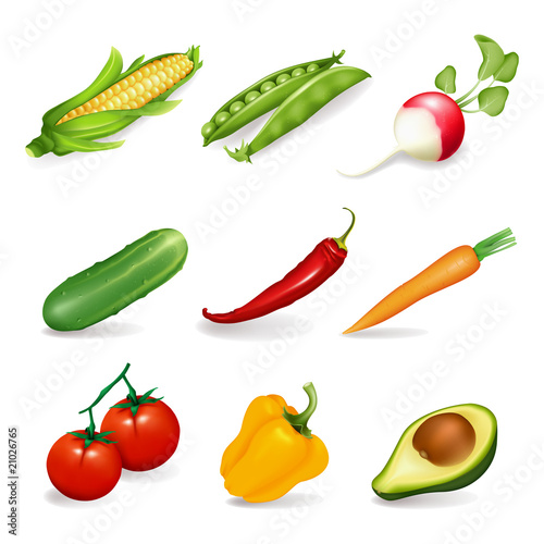 Vegetables set
