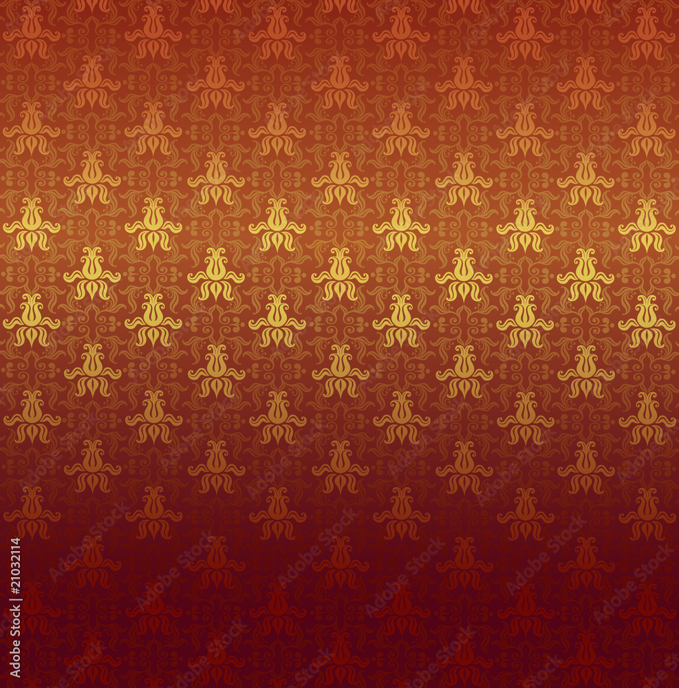 Red victorian pattern Red victorian pattern