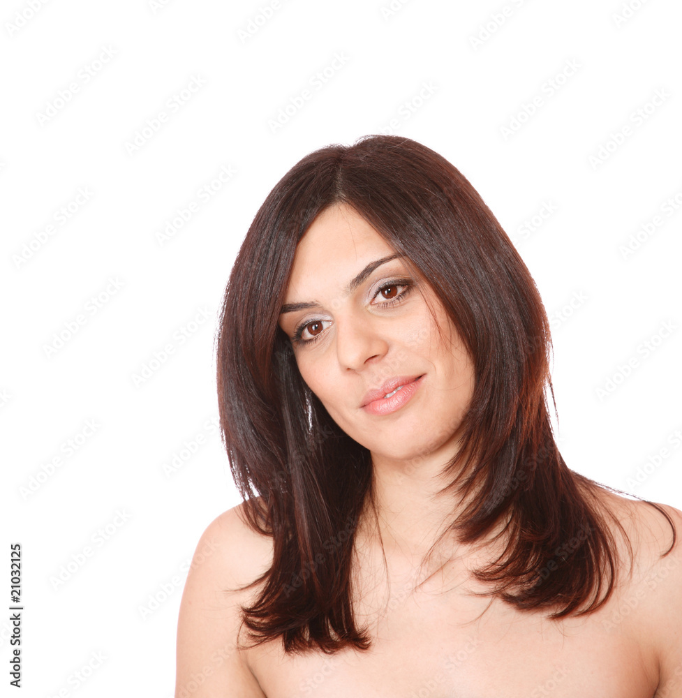 Portrait of a fresh and lovely woman Portrait of a fresh and lovely woman
