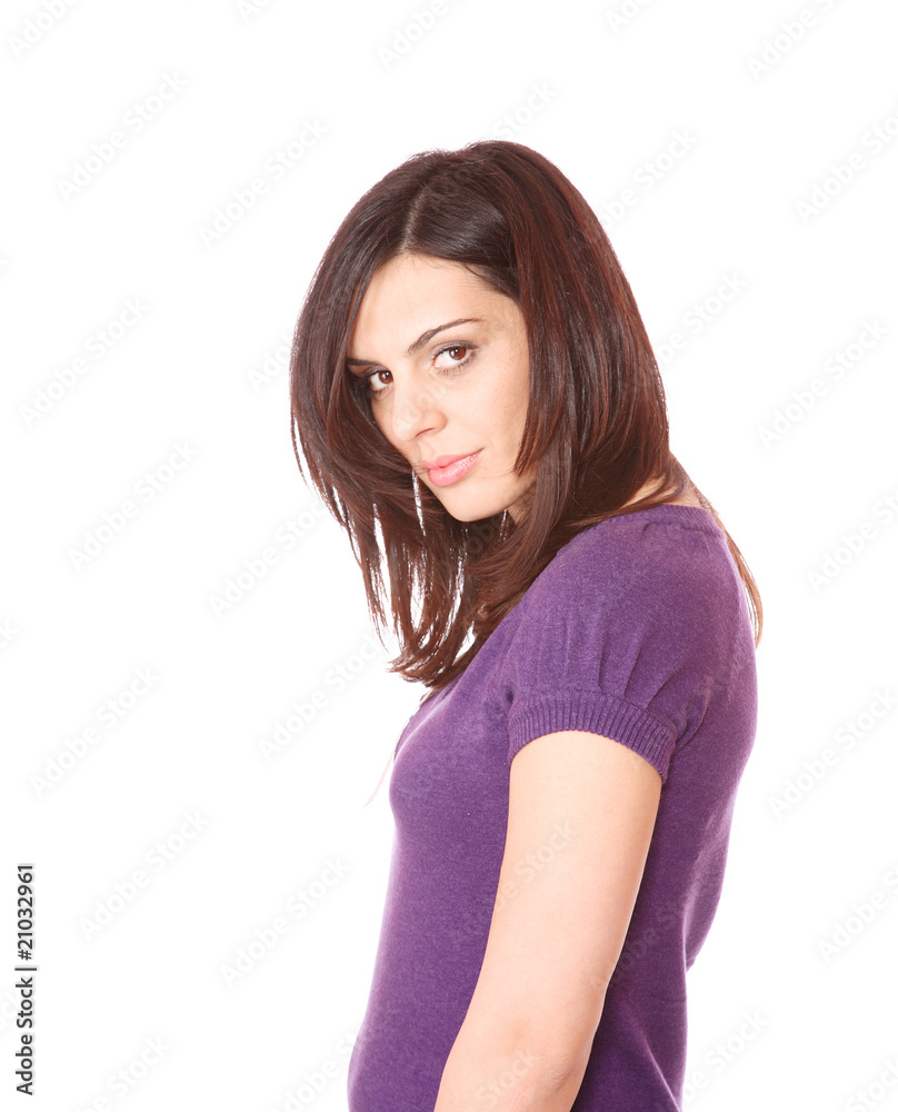 Portrait of a fresh and lovely woman Portrait of a fresh and lovely woman