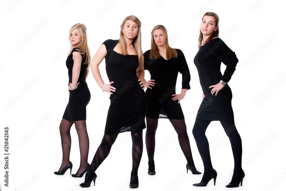 Fototapeta premium Ladies in free pose