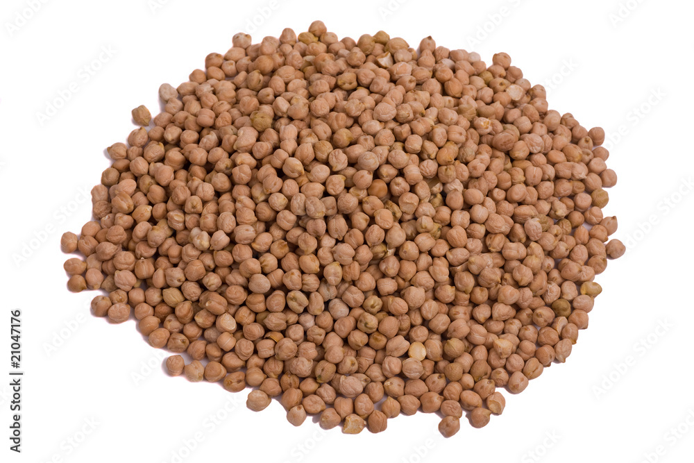 isolated chickpeas isolated chickpeas