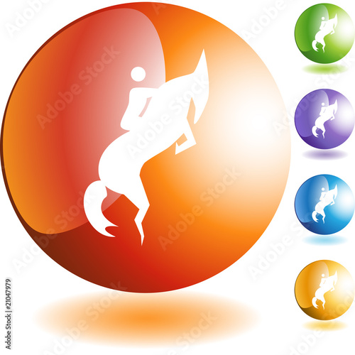 Horse Jockey Icon