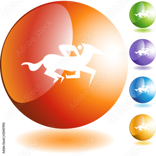 Horse Jockey Icon