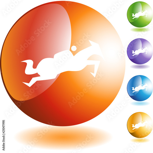 Horse Jockey Icon